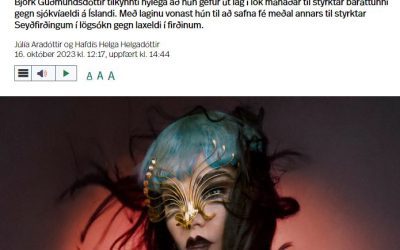 Björk leggur baráttunni fyrir vernd villtra laxastofna lið