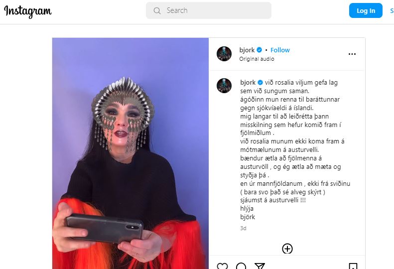 Björk stendur með okkur í baráttunni fyrir vernd íslensku laxastofnanna