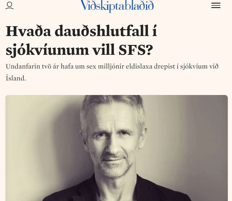 „Hvaða dauðshlutfall í sjókvíunum vill SFS?“ – grein Jóns Kaldal