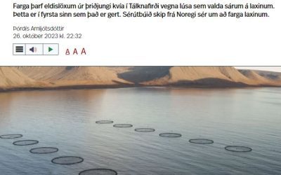 Lúsaplágan í Tálknafirði Milljón laxar aflífaðir með rafmagni í sérútbúnu skipi