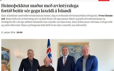 Stofnandi Patagónía styður vernd íslenska laxastofnsins