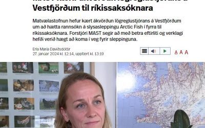 IWF kærir niðurfellingu lögreglustjórans á Vestfjörðum um að hætta rannsókn á sleppislysi