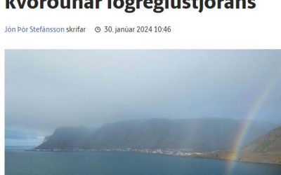 Ríkissaksóknara hafa borist 27 kærur vegna ákvörðunar Lögreglustjórans á Vestfjörðum
