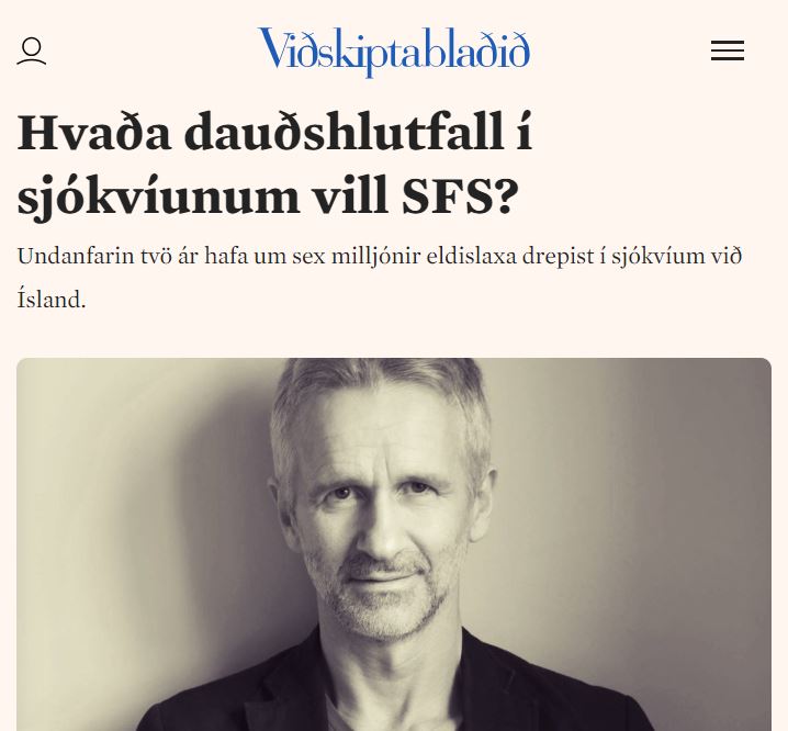 „Hvaða dauðshlutfall í sjókvíunum vill SFS?“ – grein Jóns Kaldal