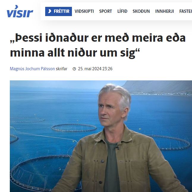 Jón Kaldal ræddi lagareldisfrumvarp VG og SFS í fréttatíma Stöðvar 2