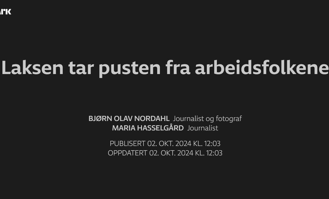 Starfsfólk í norskum laxasláturhúsum þjáist af þrálátum öndunarfærasjúkdómum