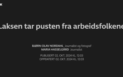 Starfsfólk í norskum laxasláturhúsum þjáist af þrálátum öndunarfærasjúkdómum