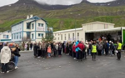 Frumsýning á baráttumyndbandi á Seyðisfirði