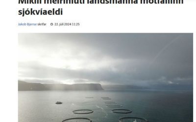 Ný könnun Gallup sýnir að afgerandi meirihluti landsmanna er andsnúinn sjókvíaeldi